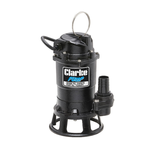 Clarke 7230291 CGP870 1_" (31.75mm) 870W 140Lpm 10m Head Grinder Pump (230V)