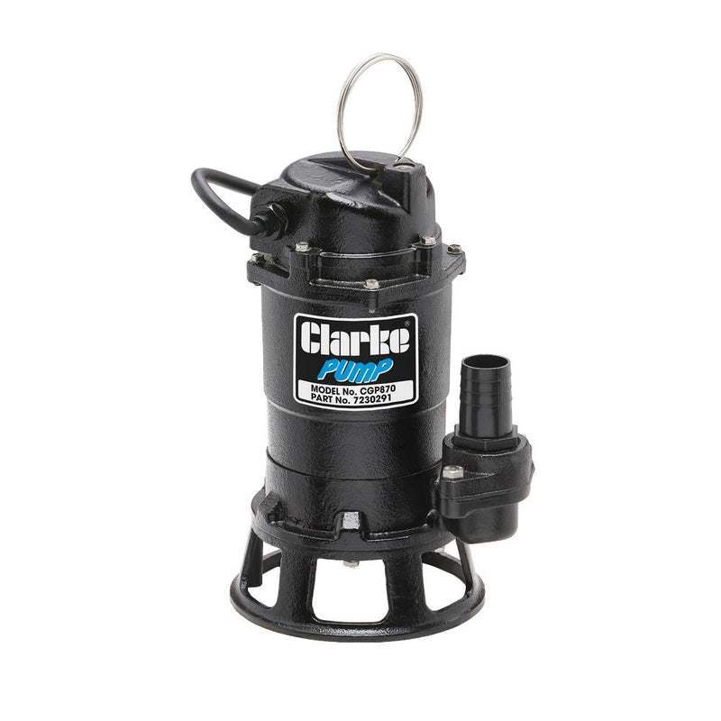Clarke 7230291 CGP870 1_" (31.75mm) 870W 140Lpm 10m Head Grinder Pump (230V)