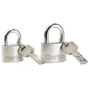 Clarke 1801620 CHT620 Heavy Duty Padlocks 2 Pack