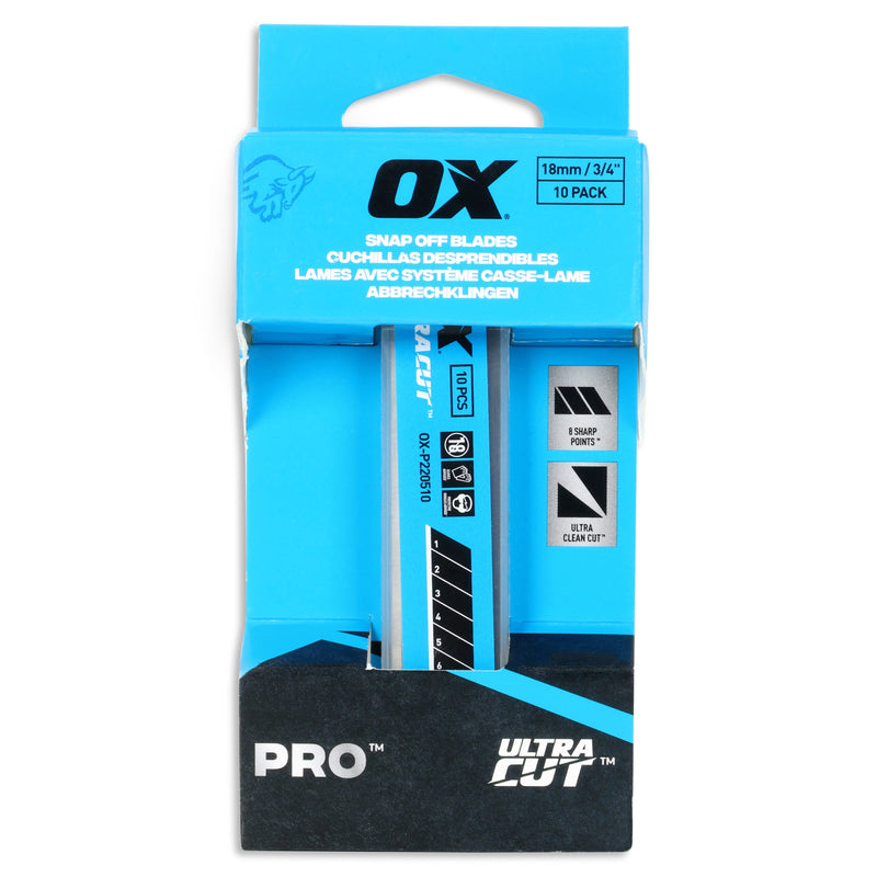 Snap Off Blades SK5 10pk - 18mm