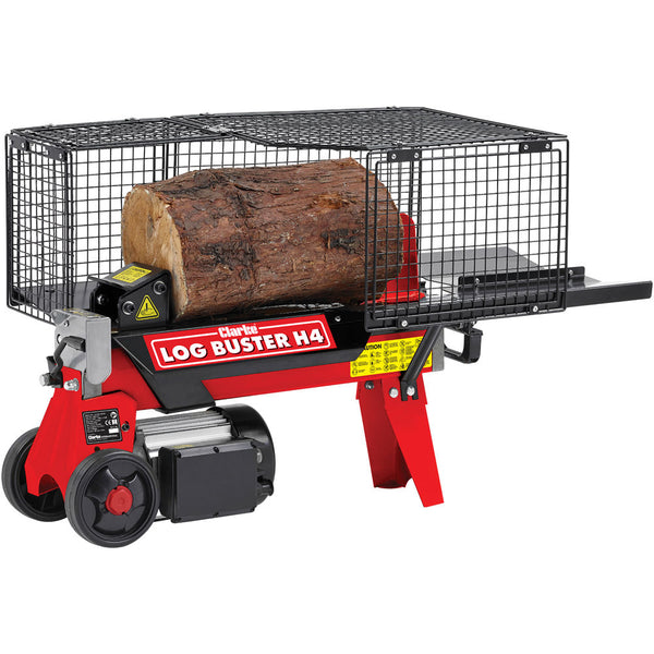 Clarke 3402152 H4 4 Tonne Horizontal Electric Log Buster (230V)