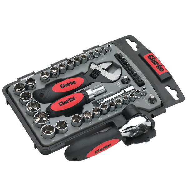 Clarke 1801533 CHT533 45 piece 'Stubby' Wrench Set