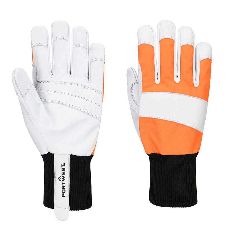 Portwest Chainsaw 150 Goat Leather Glove Class 1