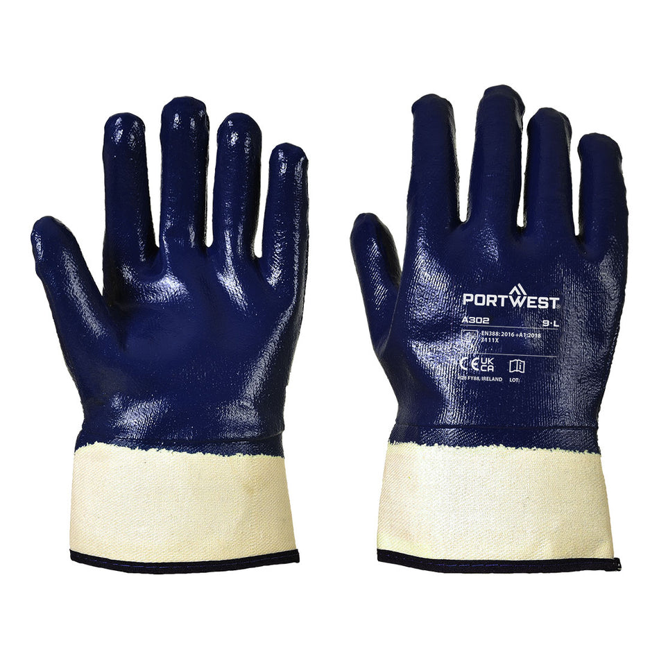 Portwest Grip Nitrile Fully Dipped Safety Cuff