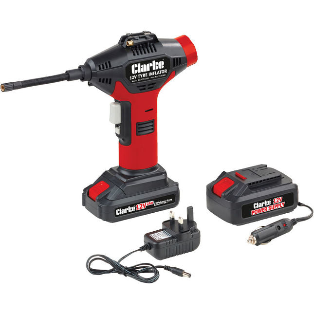 Clarke 7640300 CTC150Li 12V Cordless Digital Tyre Inflator (Lithium-Ion)