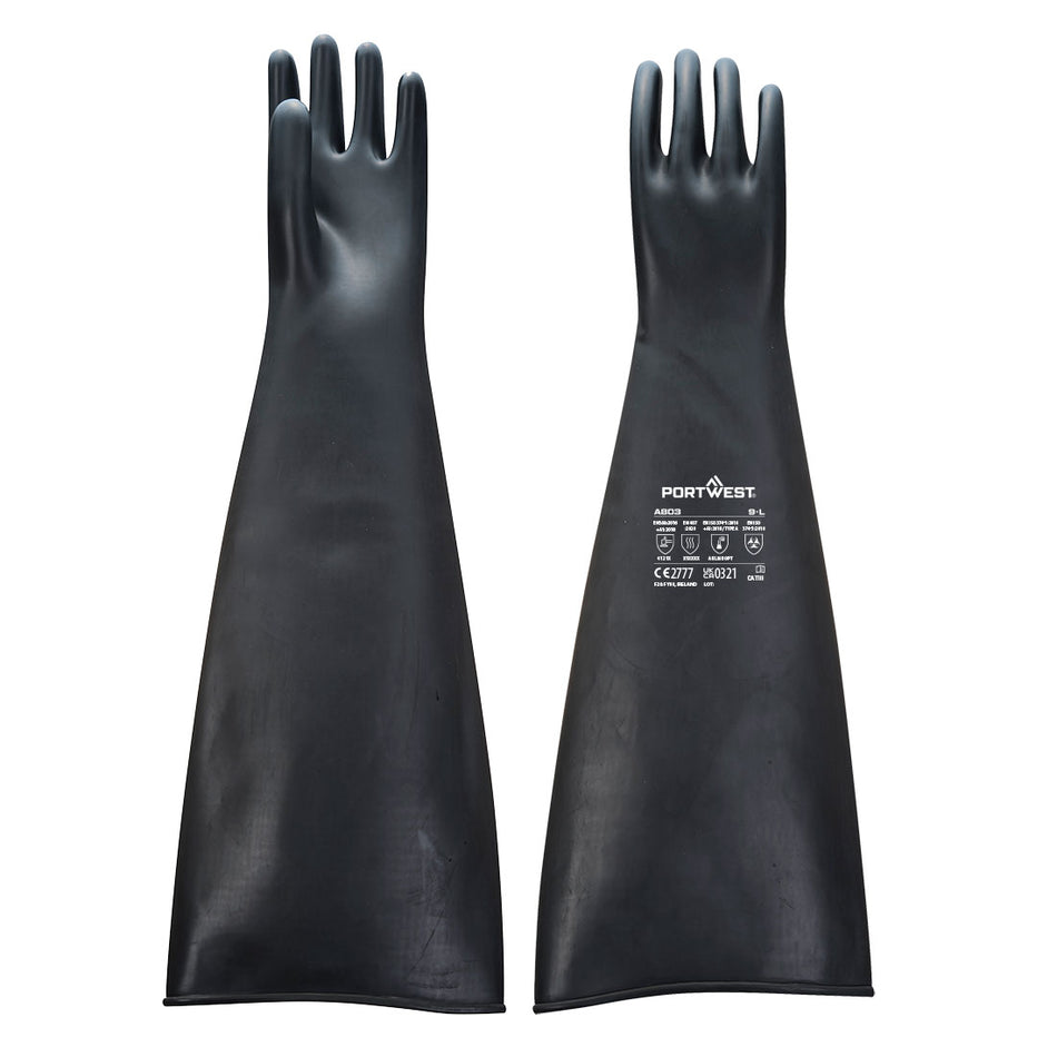 Portwest Chem 600 Latex Heavyweight Gauntlet