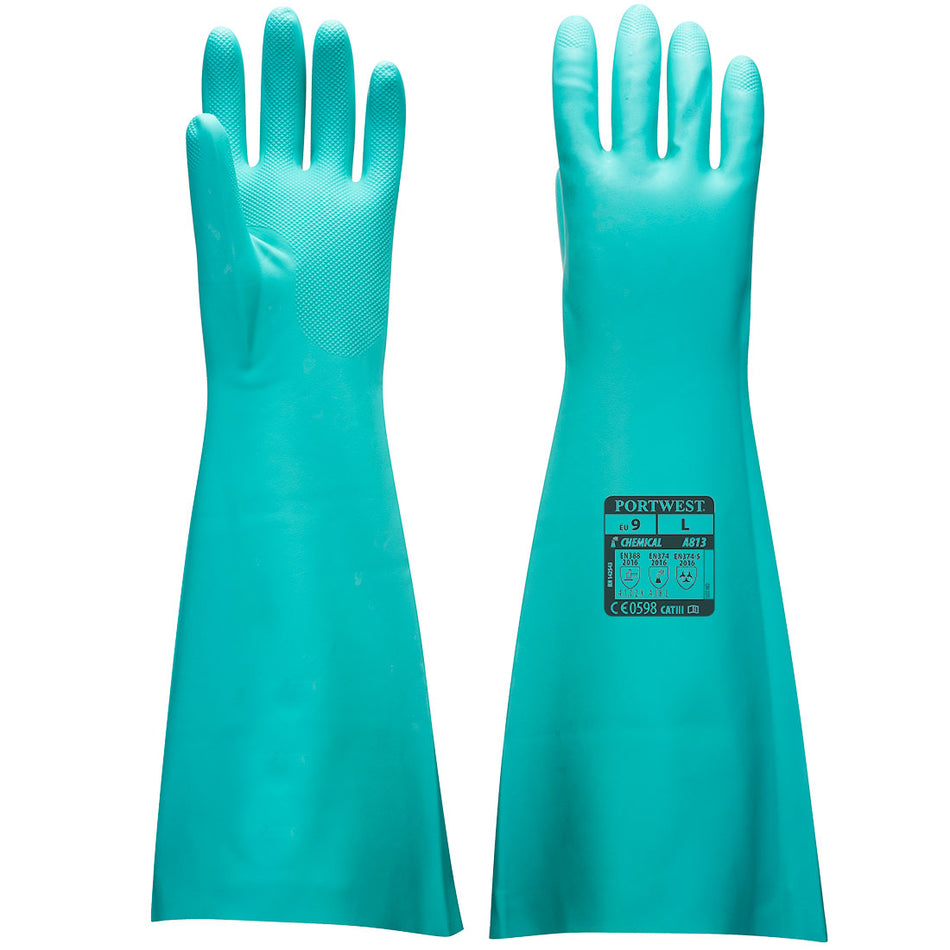 Portwest Chem 460 Nitrile Extended Gauntlet