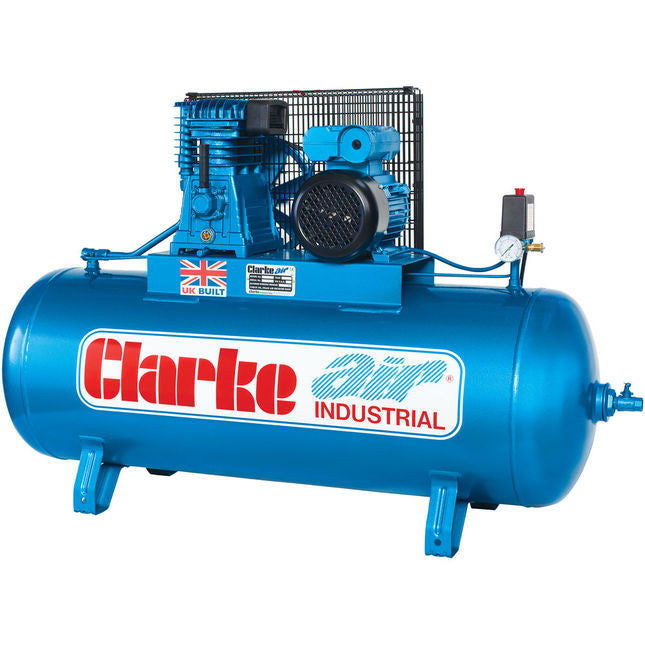 Clarke 2092252 XE15/150 (WIS) 14cfm 150 Litre 3HP Industrial Air Compressor (400V)