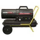 SEALEY AB500DV Dual Voltage Kerosene/Diesel Space Warmer¨ Heater with Wheels 50,000Btu/hr