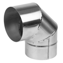 SEALEY ABI1000AK3 Stainless Steel Exhaust/Flue 90¡ Bend for ABI600 & ABI1000 120mm