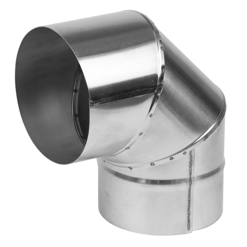 SEALEY ABI1000AK3 Stainless Steel Exhaust/Flue 90¡ Bend for ABI600 & ABI1000 120mm