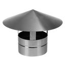 SEALEY ABI1000AK4 Stainless Steel Exhaust/Flue Rain Cap for ABI600 & ABI1000 120mm