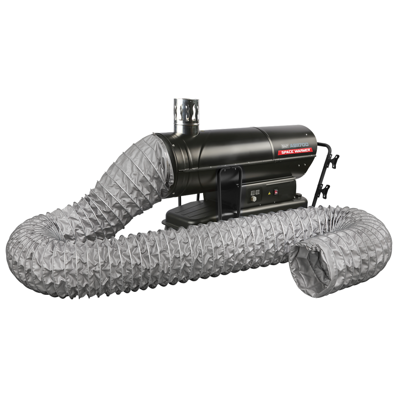 SEALEY ABI1700COMBO Space Warmer¨ Indirect Kerosene/Diesel Heater 170,000Btu/hr with 5M Ducting