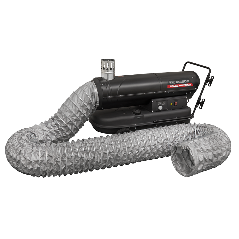 SEALEY ABI600COMBO Space Warmer¨ Indirect Kerosene/Diesel Heater 68,000Btu/hr with 5M Ducting