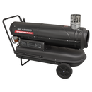 SEALEY ABI600 Space Warmer¨ Indirect Kerosene/Diesel Heater with Wheels 68,000Btu/hr