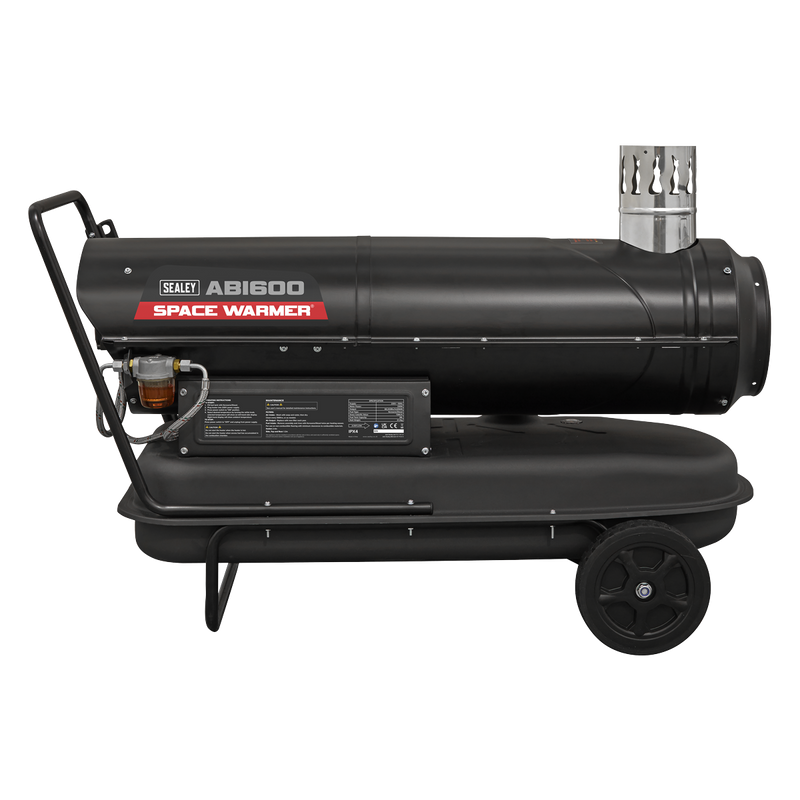 SEALEY ABI600 Space Warmer¨ Indirect Kerosene/Diesel Heater with Wheels 68,000Btu/hr
