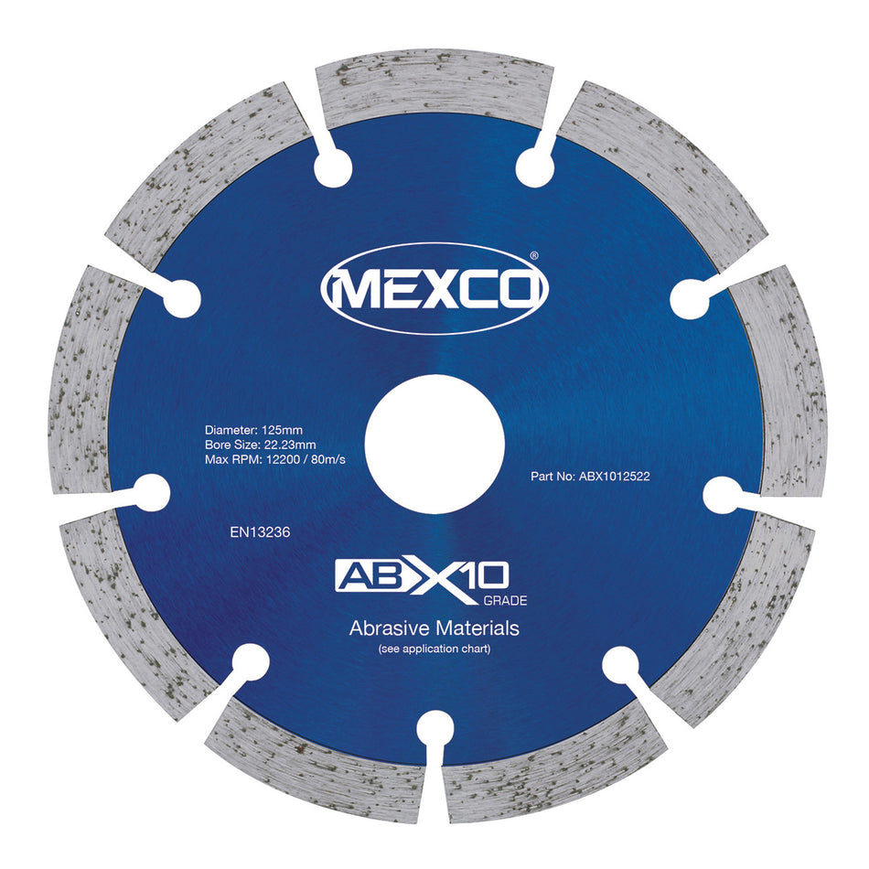 Mexco ABX1012522 125MM ABRASIVE MATERIALS X10 GRADE