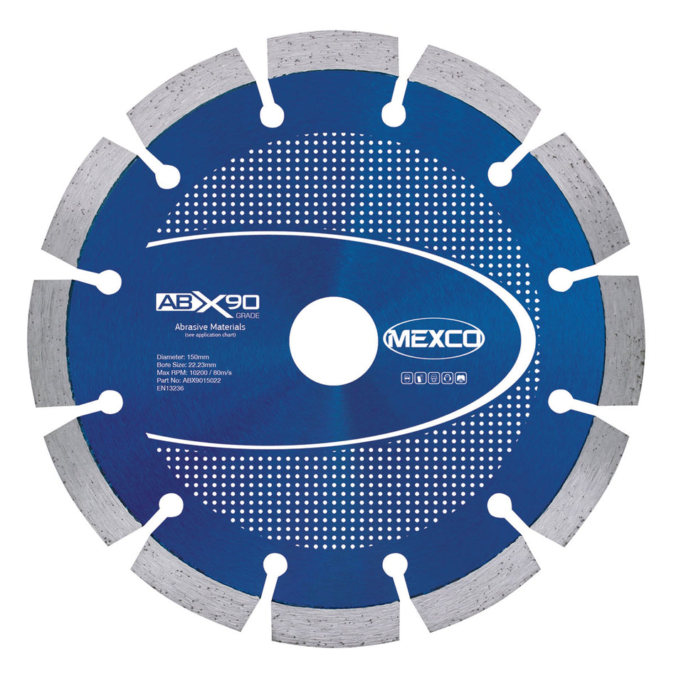 Mexco ABX9015022 150MM ABRASIVE MATERIALS X90 GRADE