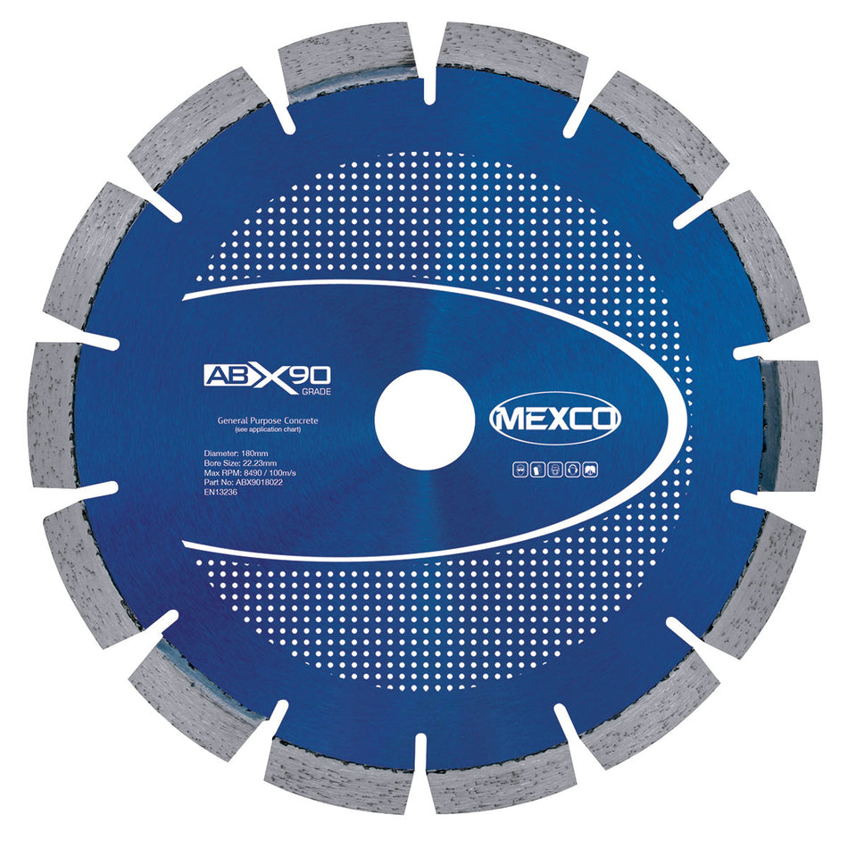 Mexco ABX9018022 180MM ABRASIVE MATERIALS X90 GRADE