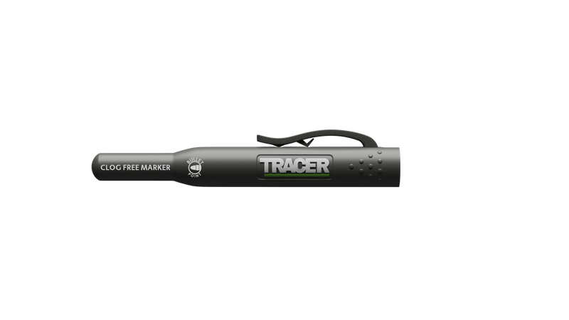 TRACER ACF-MK3 3pc Clog Free Marker Kit w/ 1x Black, 1x Blue, 1x Red Clog Free Marker & TRACER ACF-MK3 Site Holsters