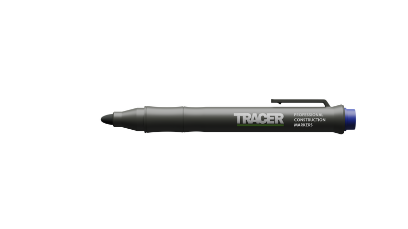 TRACER ACF-MK3 3pc Clog Free Marker Kit w/ 1x Black, 1x Blue, 1x Red Clog Free Marker & TRACER ACF-MK3 Site Holsters