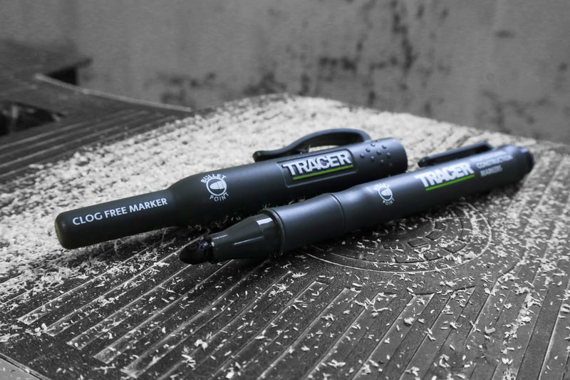 TRACER ACF-MK3 3pc Clog Free Marker Kit w/ 1x Black, 1x Blue, 1x Red Clog Free Marker & TRACER ACF-MK3 Site Holsters