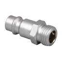 Sealey ACH04 High Flow Screwed Adaptor Male 1/4"BSPT - Pack of 5