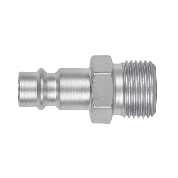 Sealey ACH19 High Flow Screwed Adaptor Male 3/8"BSPT - Pack of 5