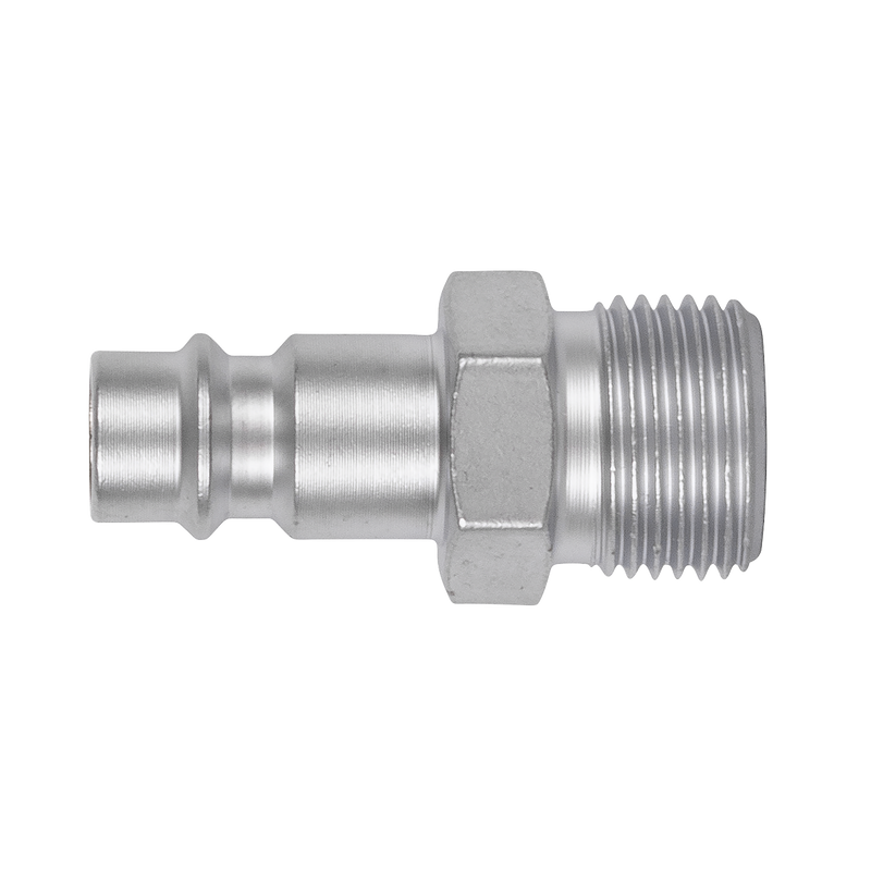 Sealey ACH19 High Flow Screwed Adaptor Male 3/8"BSPT - Pack of 5