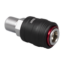 Sealey ACH62 High Flow Coupling Body Male 3/8"BSPT