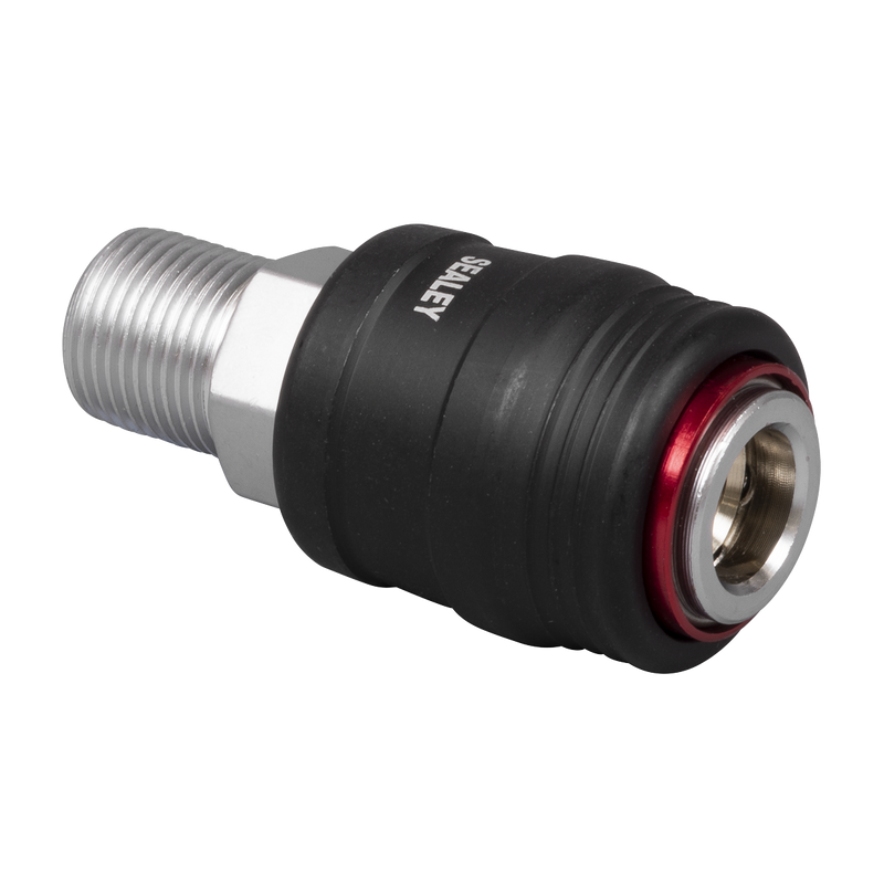 Sealey ACH62 High Flow Coupling Body Male 3/8"BSPT