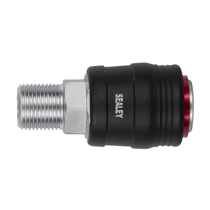 Sealey ACH62 High Flow Coupling Body Male 3/8"BSPT