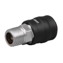 Sealey ACH63 High Flow Coupling Body Male 1/2"BSPT