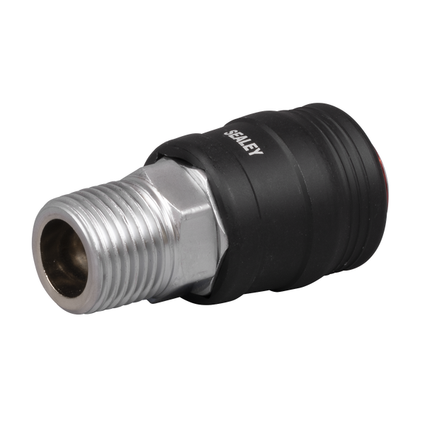 Sealey ACH63 High Flow Coupling Body Male 1/2"BSPT