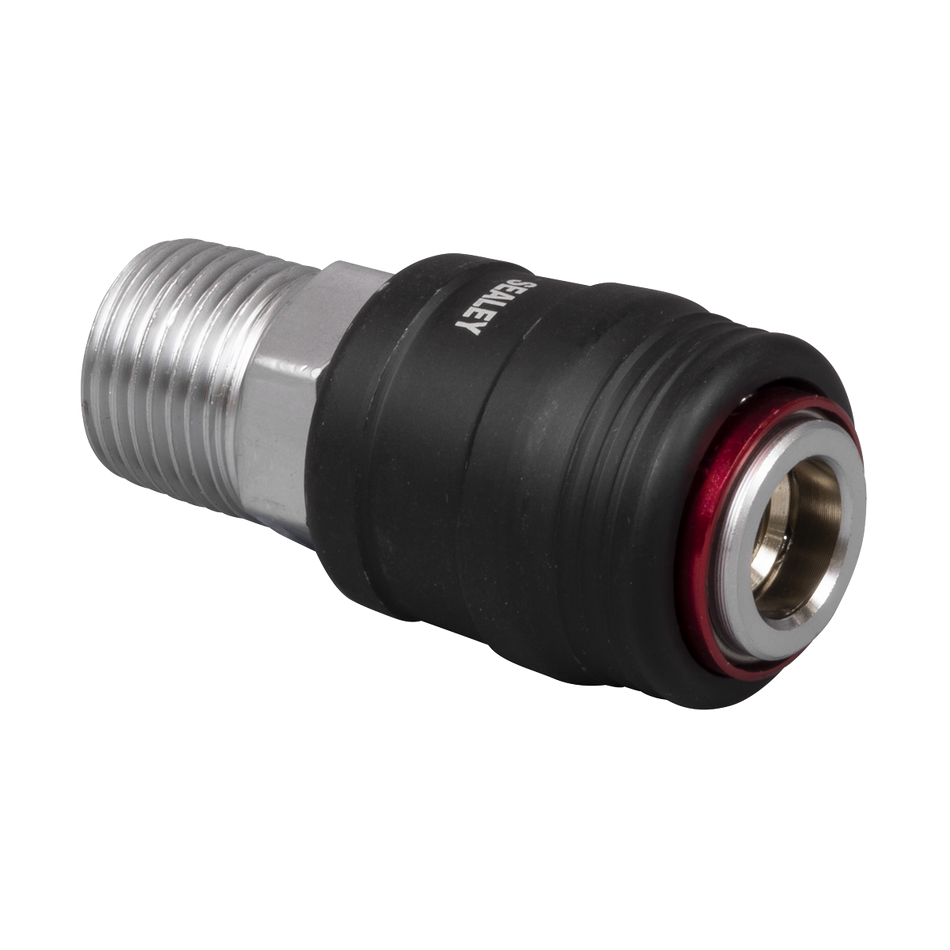 Sealey ACH63 High Flow Coupling Body Male 1/2"BSPT
