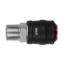Sealey ACH63 High Flow Coupling Body Male 1/2"BSPT
