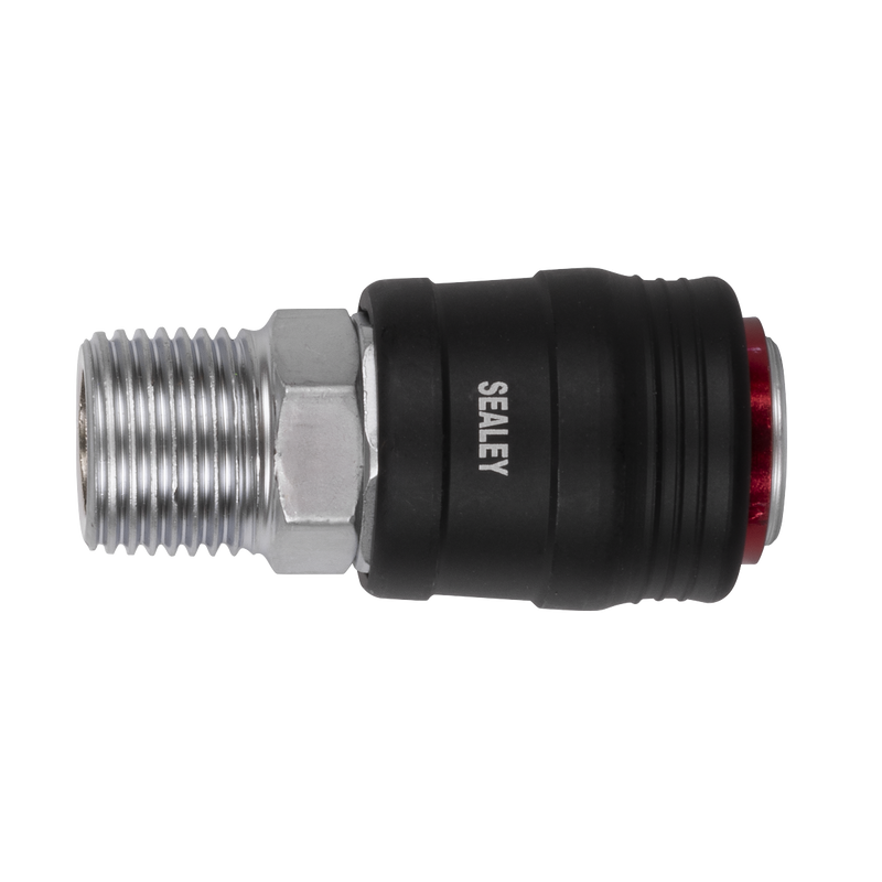 Sealey ACH63 High Flow Coupling Body Male 1/2"BSPT