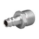 Sealey ACH68 High Flow Screwed Adaptor Male 1/2"BSPT - Pack of 5