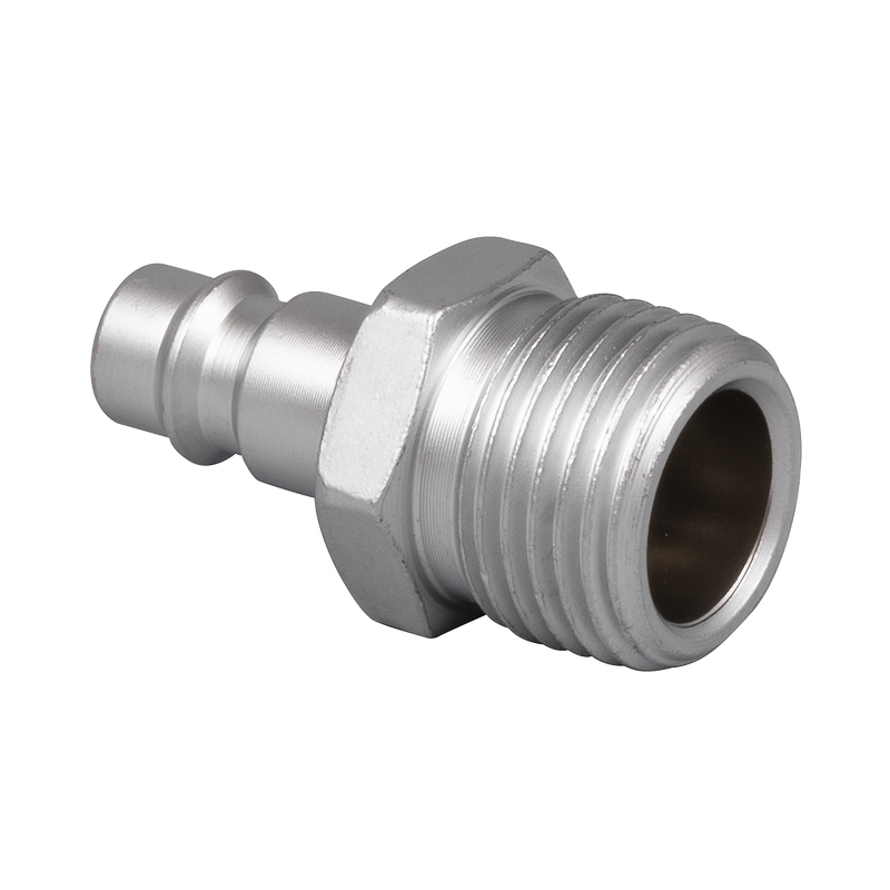 Sealey ACH68 High Flow Screwed Adaptor Male 1/2"BSPT - Pack of 5