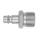 Sealey ACH68 High Flow Screwed Adaptor Male 1/2"BSPT - Pack of 5
