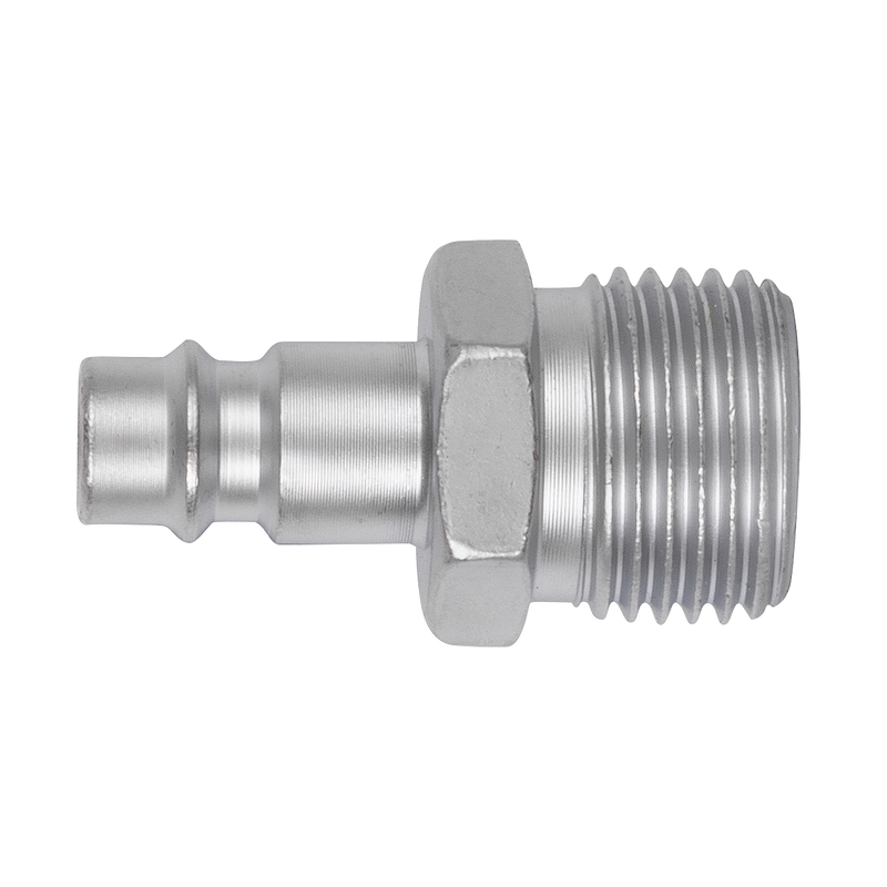 Sealey ACH68 High Flow Screwed Adaptor Male 1/2"BSPT - Pack of 5