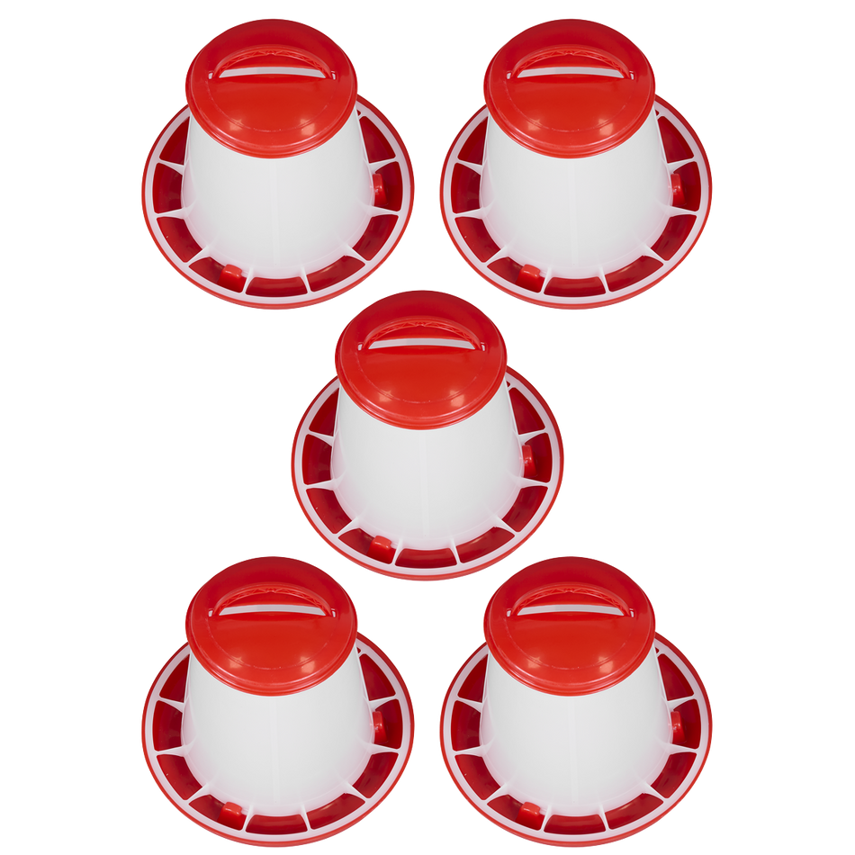 SEALEY AFT025 Poultry Feeder 1.5kg - Pack of 5
