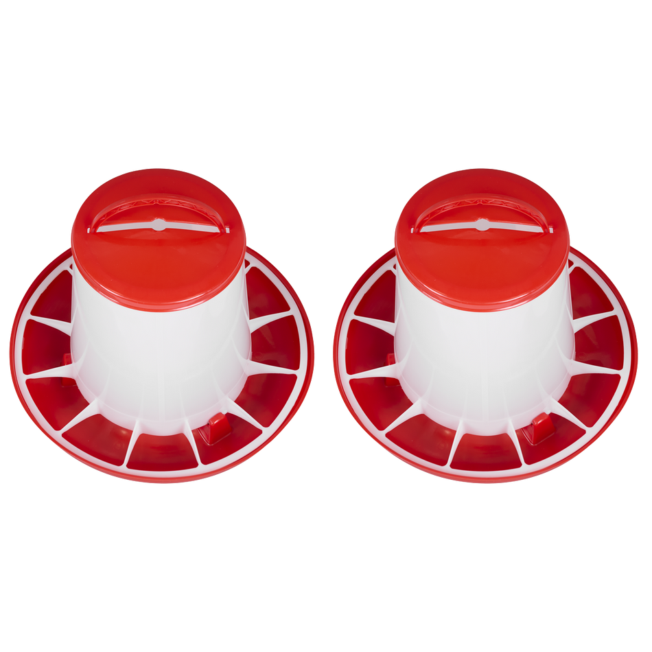 SEALEY AFT042 Poultry Feeder 6kg - Pack of 2
