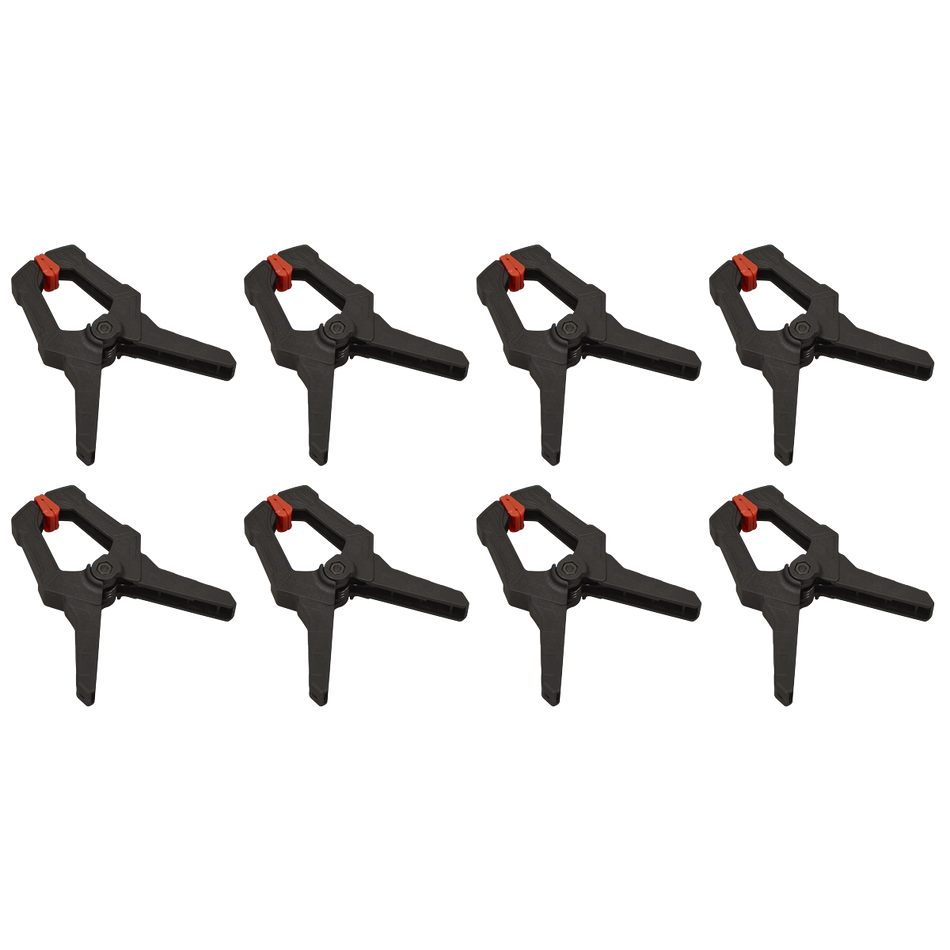 SEALEY AK038 Spring Clamp Set 45mm 8pc