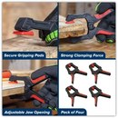 SEALEY AK044 Spring Clamp Set 60mm 4pc