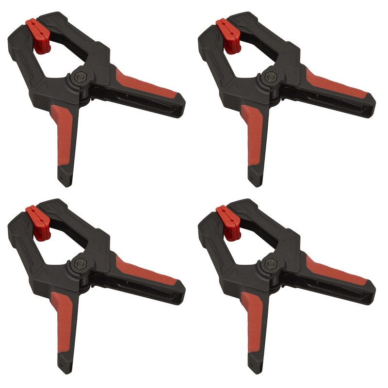 SEALEY AK044 Spring Clamp Set 60mm 4pc