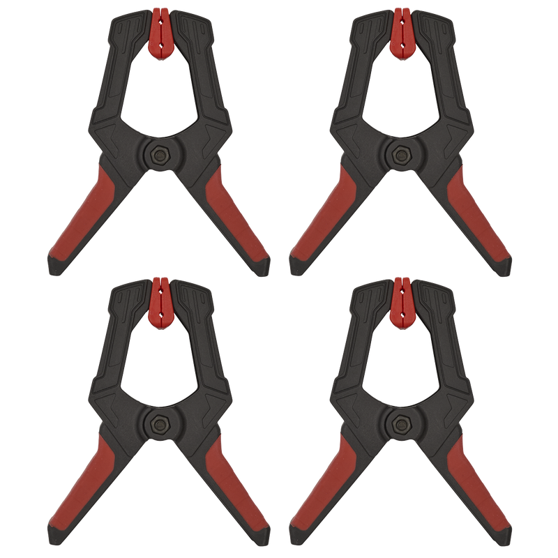 SEALEY AK044 Spring Clamp Set 60mm 4pc