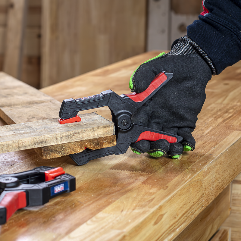 SEALEY AK064 Spring Clamp Set 80mm 4pc