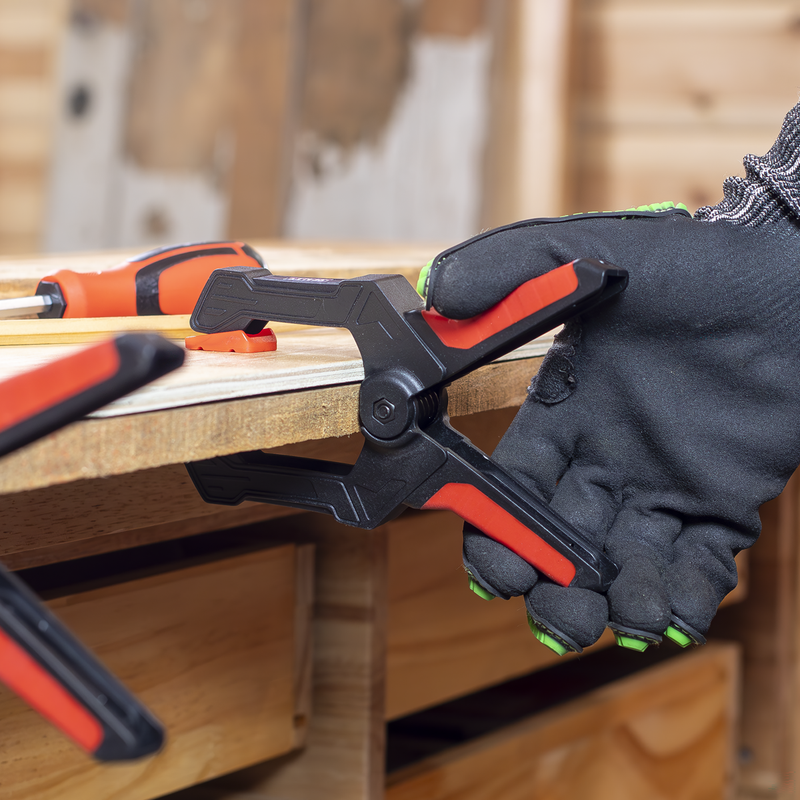 SEALEY AK064 Spring Clamp Set 80mm 4pc