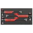 Sealey AK2033 Premier Ball Pein Hammer Set with Fibreglass Shafts 3pc